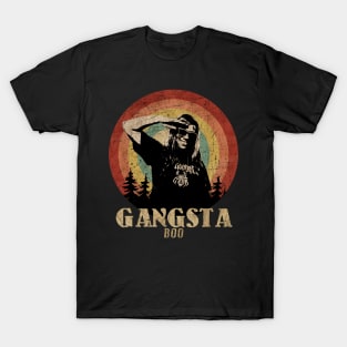 Retro Sunset Gangsta Boo T-Shirt